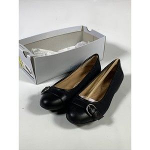 NEW Croft and Barrow Ortholite Black Flats Shoes Womens Size 9 Medium